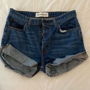 Reformation cut-off denim jean shorts